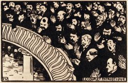 Der patriotische Vers, 1893 von Félix Vallotton | Gemälde-Reproduktion