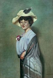 L'Anglaise, 1905 von Félix Vallotton | Gemälde-Reproduktion