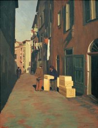 Old Street in Nice | Félix Vallotton | Painting Reproduction
