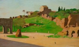 Forum romanum, 1913 von Félix Vallotton | Gemälde-Reproduktion