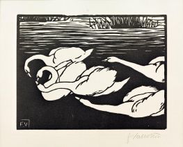 Swans, 1892 by Félix Vallotton | Painting Reproduction