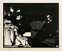 Apprêts de visite, 1898 von Félix Vallotton | Gemälde-Reproduktion