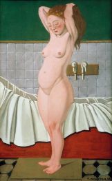 Woman Bathing Doing Her Hair | Félix Vallotton | Painting Reproduction