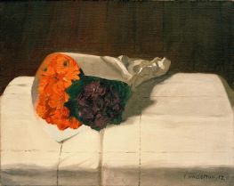 Bouquet de soucis et de violette, 1912 von Félix Vallotton | Gemälde-Reproduktion