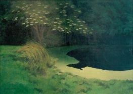 Der Teich (Honfleur), 1909 von Félix Vallotton | Gemälde-Reproduktion
