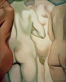 Quatre torses, 1916 von Félix Vallotton | Gemälde-Reproduktion