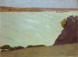 Mündung der Seine, 1902 von Félix Vallotton | Gemälde-Reproduktion