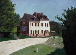 Hotel d'Angleterre in Honfleur | Félix Vallotton | Gemälde Reproduktion