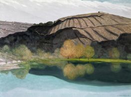 Der Gerundensee, 1919 von Félix Vallotton | Gemälde-Reproduktion