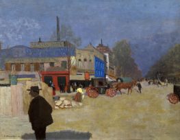 Place Clichy | Félix Vallotton | Gemälde Reproduktion