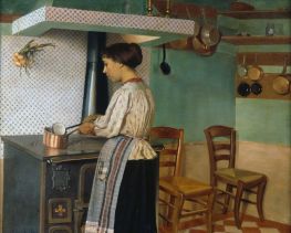 Die Köchin | Félix Vallotton | Gemälde Reproduktion