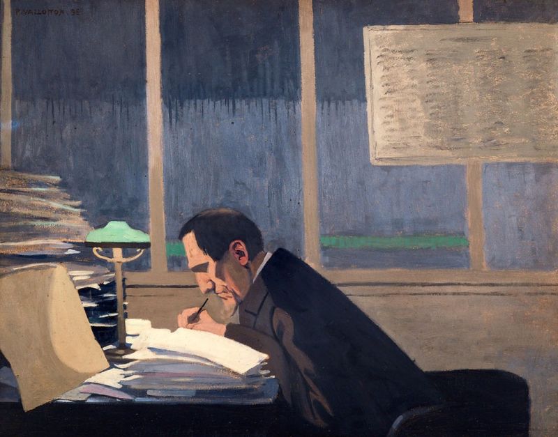 Felix Feneon bei der Revue Blanche, 1900 | Félix Vallotton