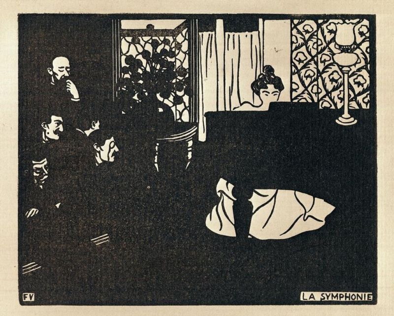 Die Symphonie, 1897 | Félix Vallotton