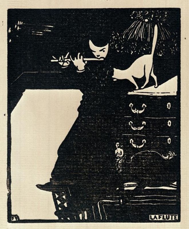 Die Flöte, 1896 | Félix Vallotton