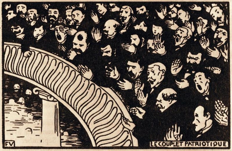 Félix Vallotton | Der patriotische Vers, 1893 Der patriotische Vers, 1893 | Félix Vallotton