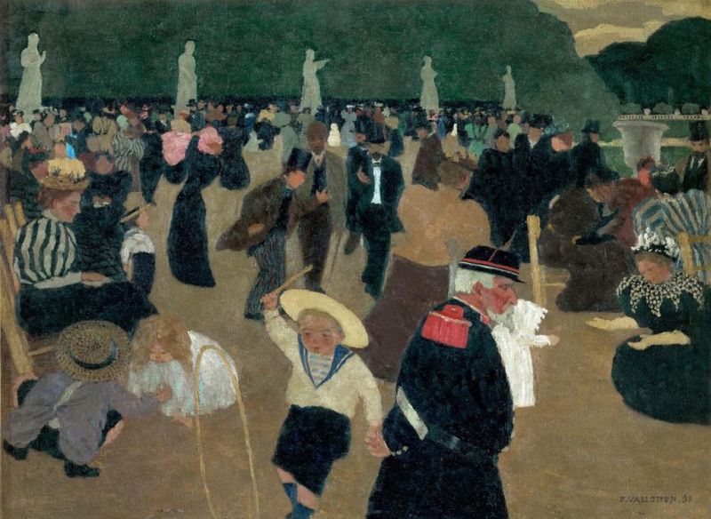 Luxemburger Garten, 1895 | Félix Vallotton