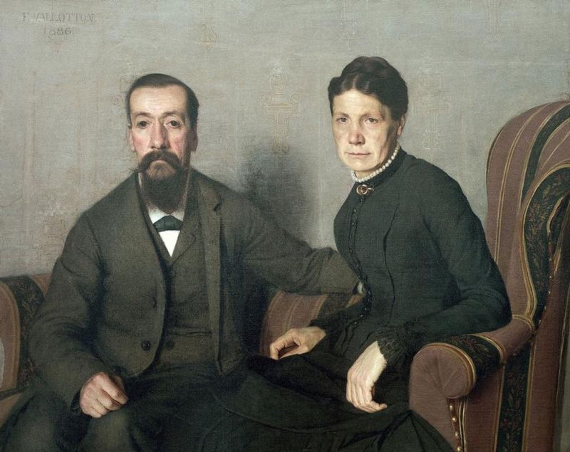Porträt der Eltern des Künstlers, 1886 | Félix Vallotton