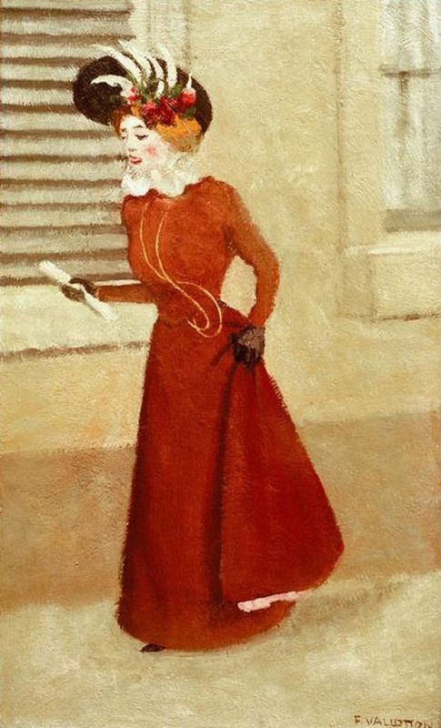 Frau mit Federhut, 1895 | Félix Vallotton