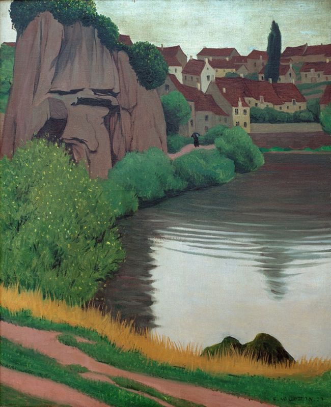 Landschaft bei Semur, 1923 | Félix Vallotton