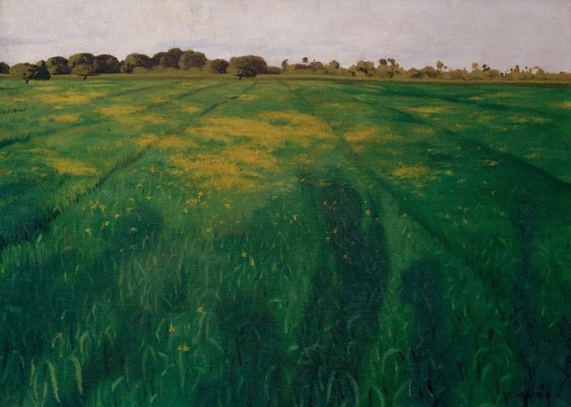 Ein Feld mit grünem Hafer, 1912 | Félix Vallotton
