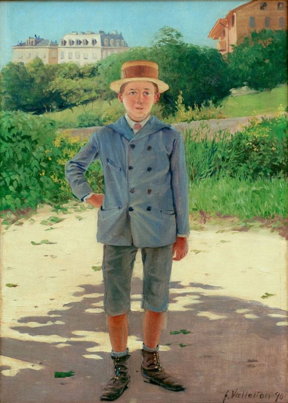 Porträt des jungen Delisle, 1890 | Félix Vallotton