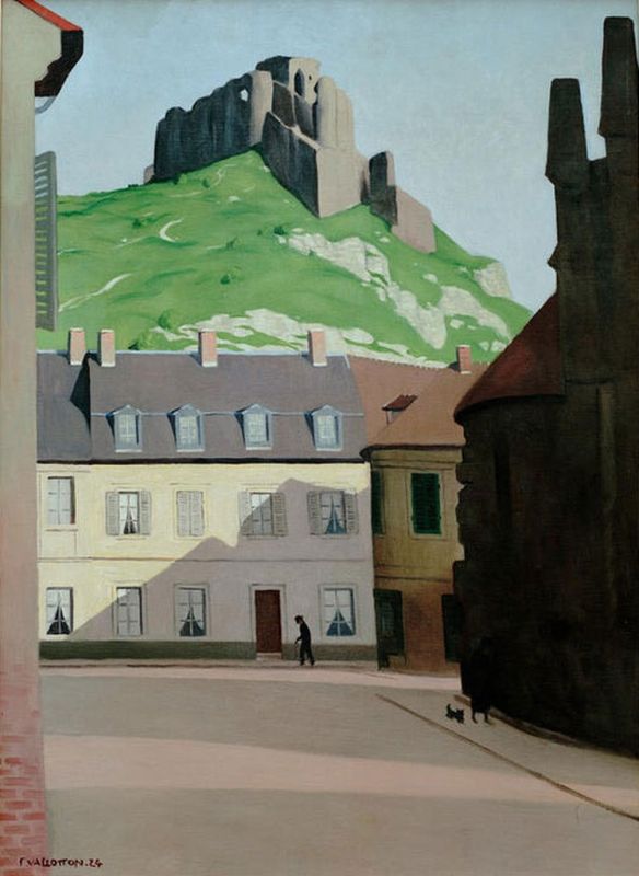 Château Gaillard und der Platz von Les Andelys, 1924 | Félix Vallotton