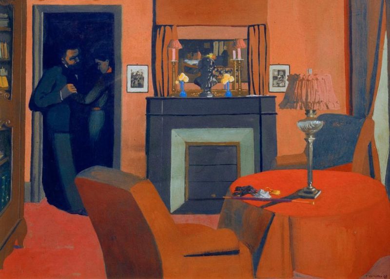 Das rote Zimmer, 1898 | Félix Vallotton
