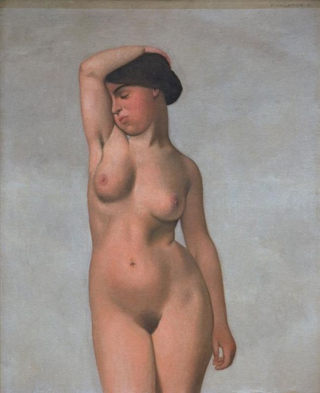 Weiblicher Akt mit erhobenem Arm, 1911 | Félix Vallotton