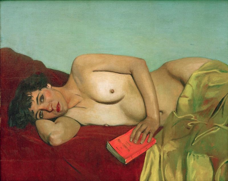 Die niedergelegte Lektüre, 1924 | Félix Vallotton