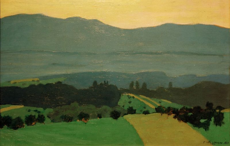 Jura-Landschaft. Romanel, 1901 | Félix Vallotton