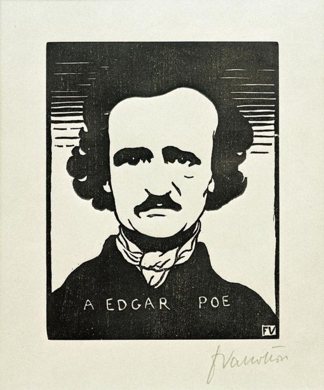 A Edgar Poe, 1894 | Félix Vallotton