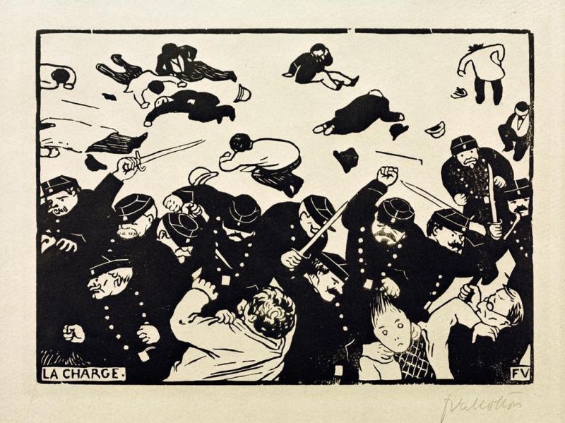 The Charge, 1893 | Félix Vallotton