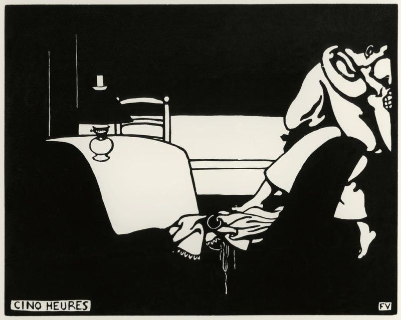 Cinq heures, 1898 | Félix Vallotton