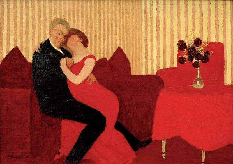The Lie, 1898 | Félix Vallotton