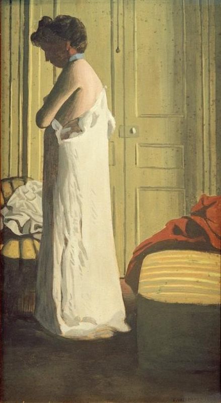 Frau, die ihr Hemd auszieht, 1900 | Félix Vallotton