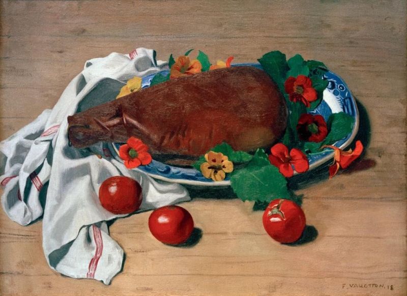 Jambon et tomates, 1918 | Félix Vallotton