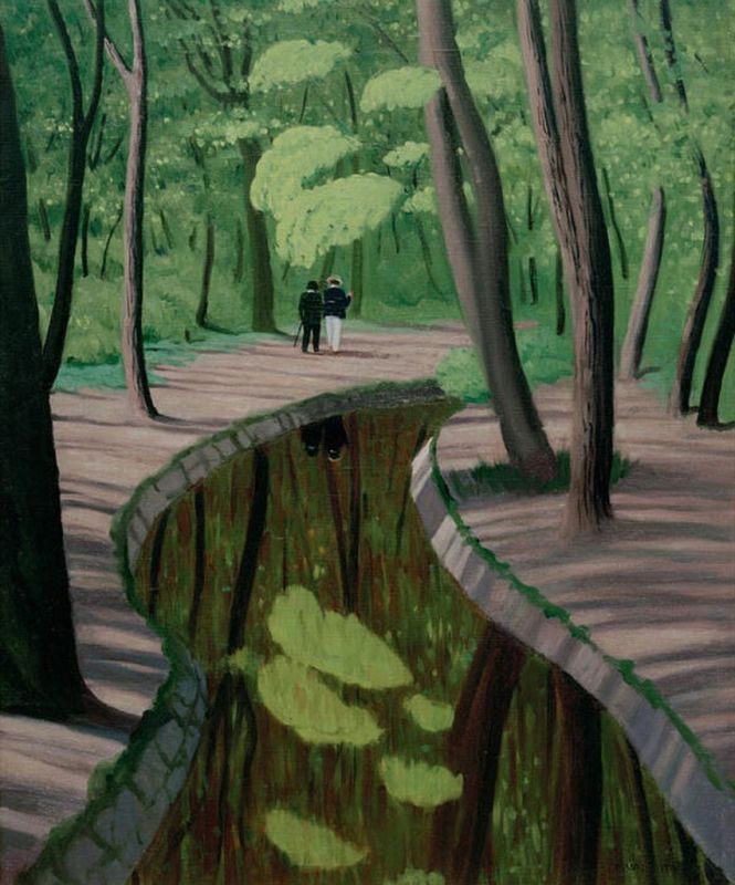 Sousbois, Bois de Boulogne, 1925 | Félix Vallotton