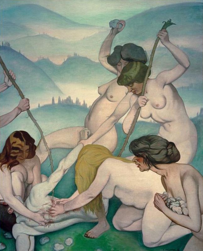 Orpheus Dismembered, 1914 | Félix Vallotton