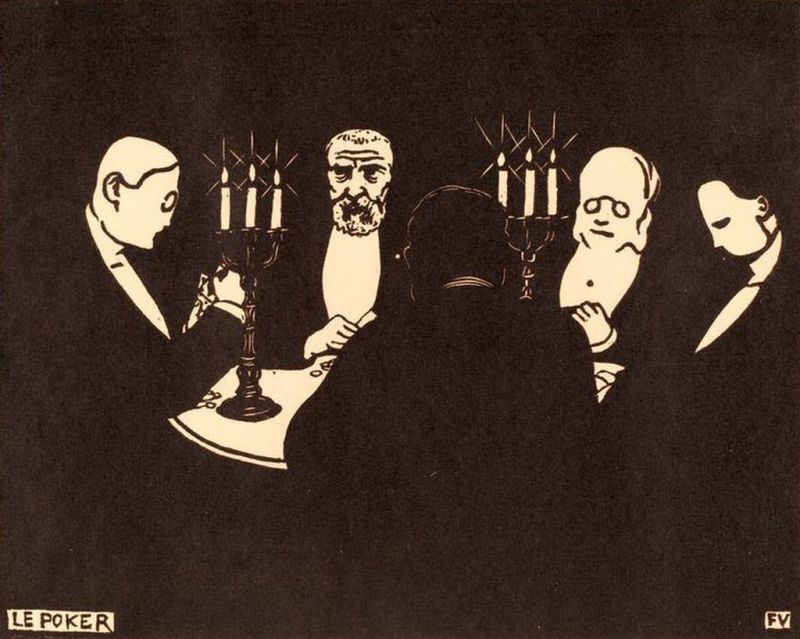 Poker, 1896 | Félix Vallotton