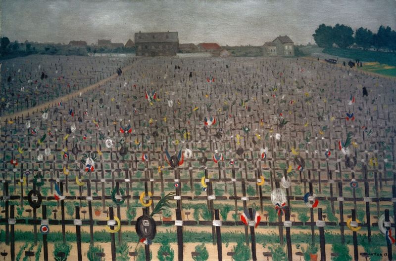 Soldatenfriedhof von Châlons-sur-Marne, 1917 | Félix Vallotton