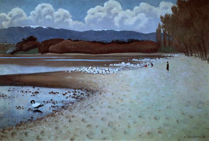 Strand bei Vidy, 1925 | Félix Vallotton