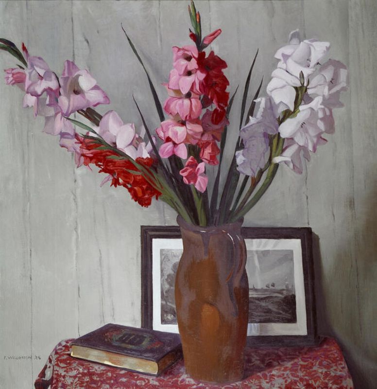 Stillleben mit Gladiolen, 1924 | Félix Vallotton