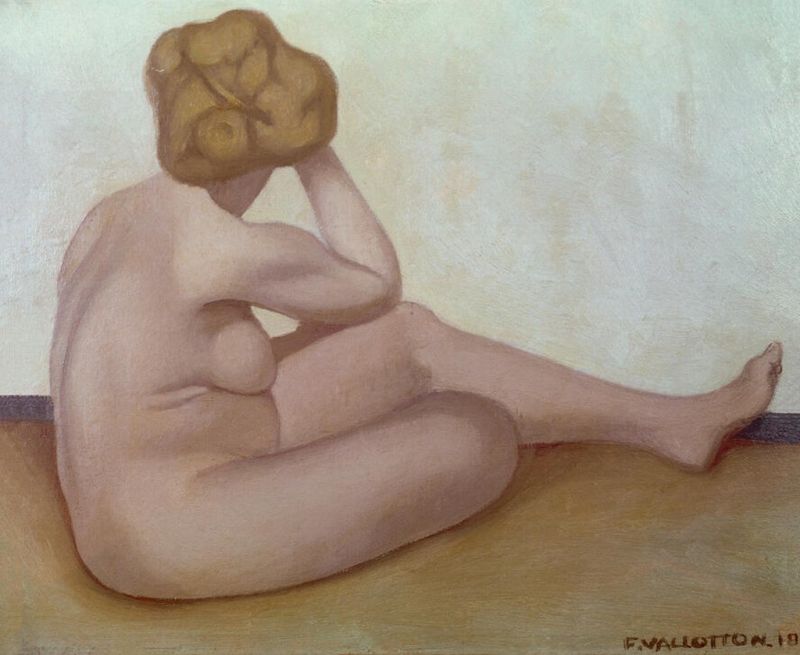Sitzende nackte Frau, 1918 | Félix Vallotton