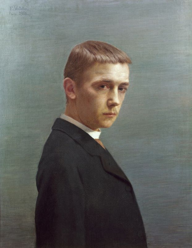Selbstbildnis Félix Vallotton als Zwanzigjähriger, 1885 | Félix Vallotton