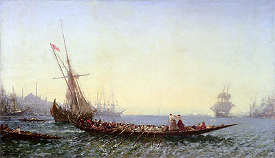 Hafen in Konstantinopel, c.1880 | Felix Ziem | Gemälde Reproduktion