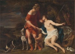 Venus und Adonis | Ferdinand Bol | Gemälde Reproduktion