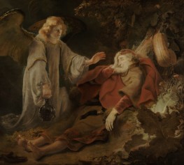 Angel Appearing to Elijah | Ferdinand Bol | Painting Reproduction