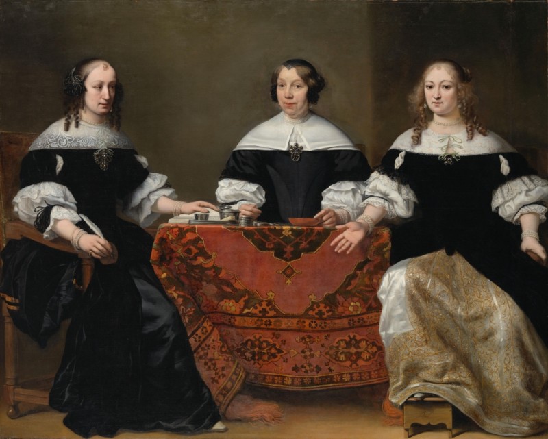 Portrait of the Three Regentesses of the Leprozenhuis, Amsterdam, c.1668/71 | Ferdinand Bol