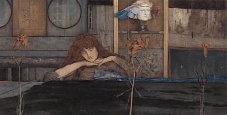 I Lock My Door upon Myself, 1891 by Khnopff | Painting Reproduction