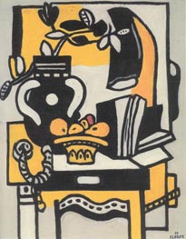 Le Vase Noire, 1949 by Fernand Leger | Painting Reproduction